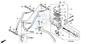 FES1509 Europe Direct - (ED / 2ED) drawing RR. BRAKE MASTER CYLINDER