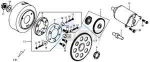 JOYRIDE 125 drawing STARTER CLUTCH