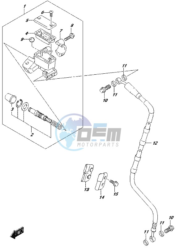 FRONT MASTER CYLINDER