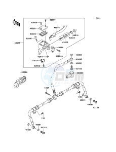 KVF750 4x4 KVF750LCF EU GB drawing Front Master Cylinder