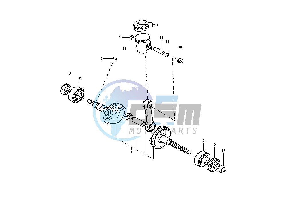 CRANKSHAFT PISTON