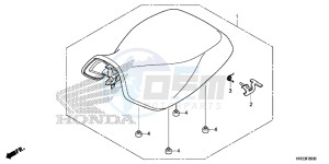 TRX420FE1E TRX420 Europe Direct - (ED) drawing SEAT