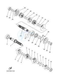 XT660R (5VKL 5VKL 5VKL 5VKL) drawing TRANSMISSION