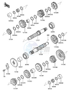 ZX 600 A [NINJA 600] (A1-A2) [NINJA 600] drawing TRANSMISSION