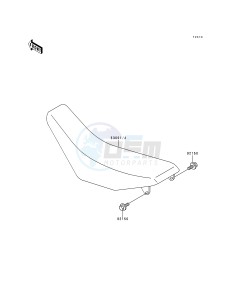 KX 125 K [KX125] (K3) [KX125] drawing SEAT