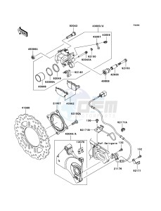 Z1000_ABS ZR1000C8F FR GB XX (EU ME A(FRICA) drawing Rear Brake