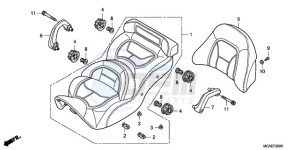 GL1800A BR - (BR) drawing SEAT