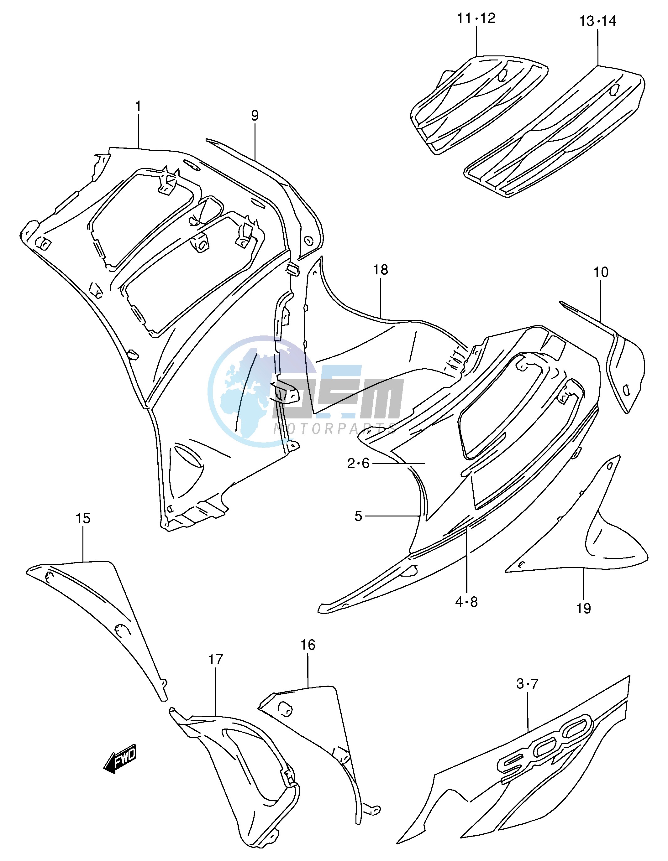 UNDER COWLING BODY (MODEL V)