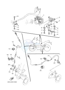 MT-09 TRACER MT09TRA TRACER 900 (2SCL) drawing ELECTRICAL 3