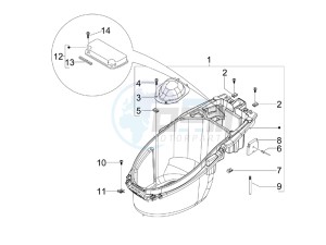 Stalker 50 drawing Helmet box - Undersaddle