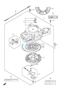 DF 20A drawing Recoil Starter