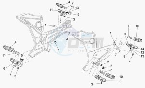 Norge 1200 IE 1200 IE drawing Foot rests I