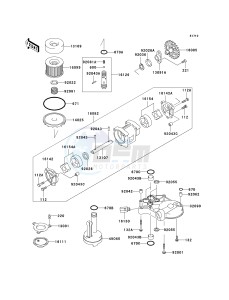 ZG 1000 A [CONCOURS] (A6F) A6F drawing OIL PUMP_OIL FILTER