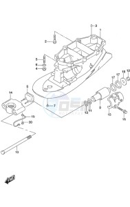 DF 250 drawing Drive Shaft Housing SS Model w/Transom (L)