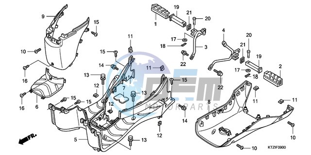 FLOOR STEP/PILLION STEP