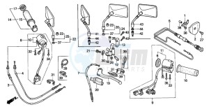 VT600CD2 drawing SWITCH/CABLE (1)