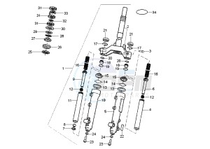 EW SLIDER 50 drawing FRONT FORK