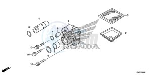 TRX500FE2H Europe Direct - (ED) drawing OIL PUMP