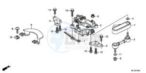 CBR600RRC drawing STEERING DAMPER