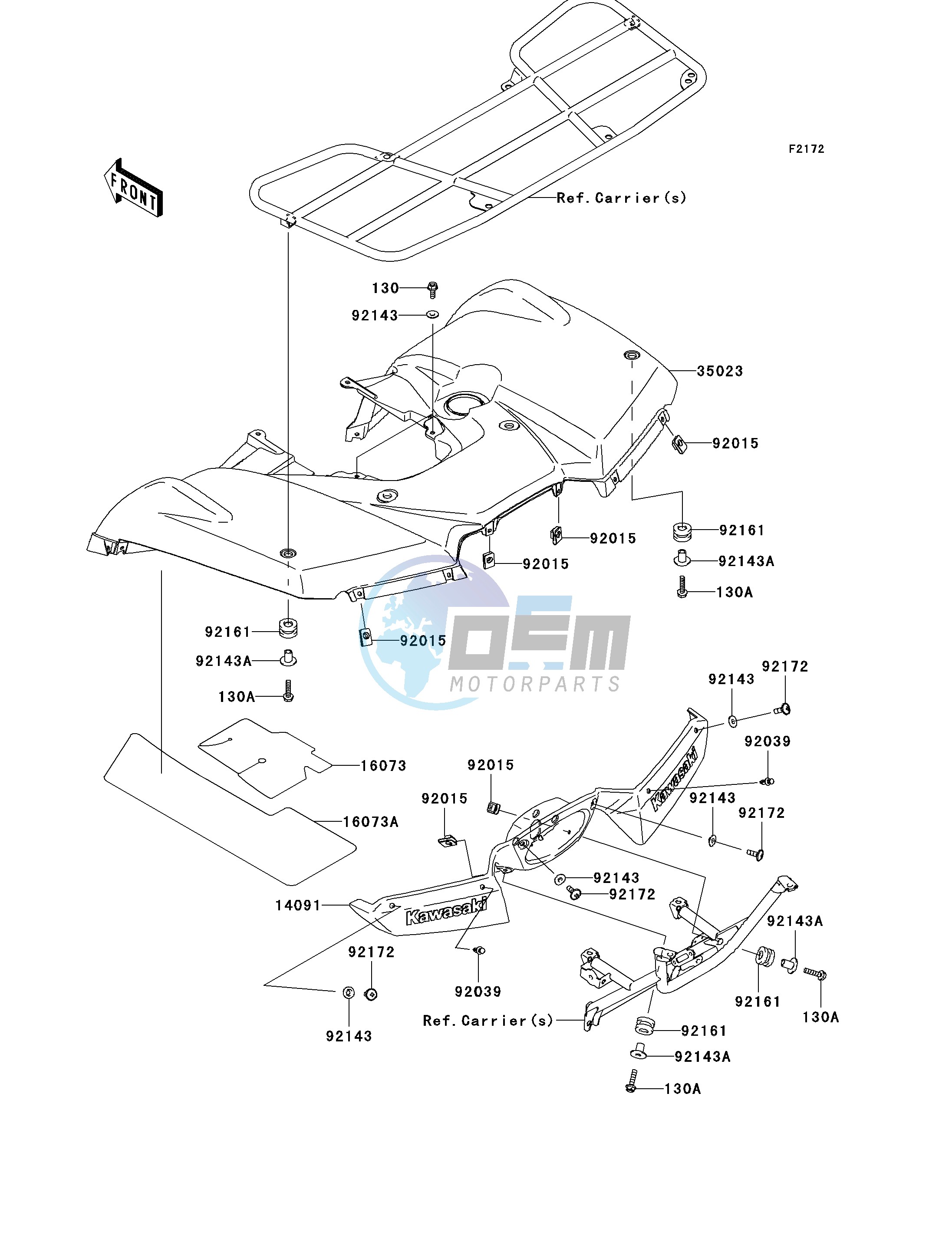 REAR FENDER-- S- -