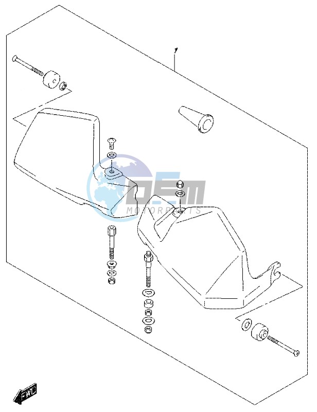 OPTIONAL (KNUCKLE COVER SET) (DL650AL7 E21)