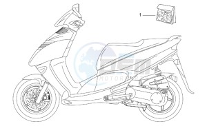 Leonardo 125-150 drawing Decal set