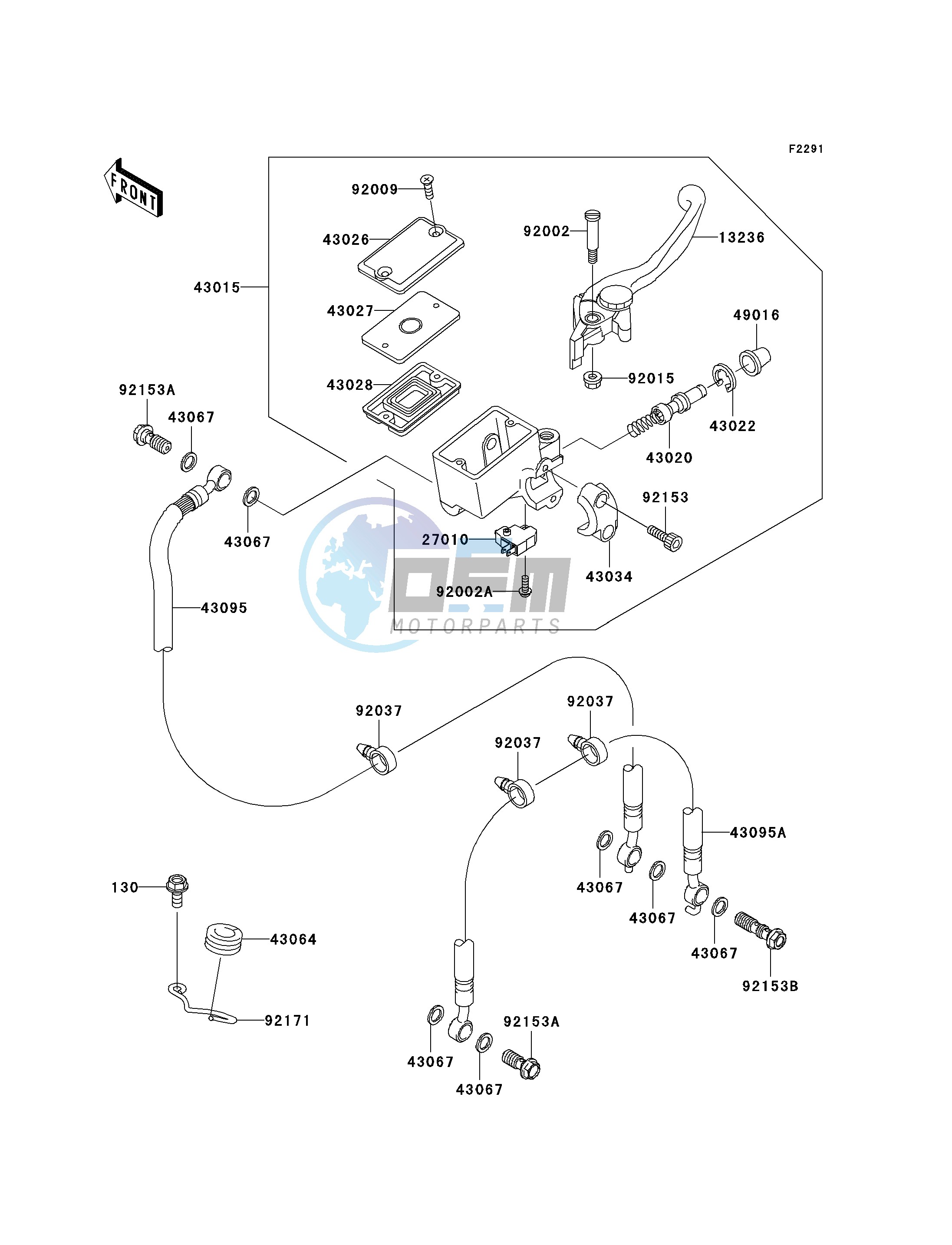 FRONT MASTER CYLINDER