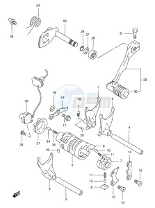 XF650 (E2) drawing GEAR SHIFTING