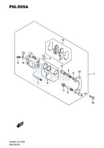 UH200 BURGMAN EU drawing REAR CALIPER