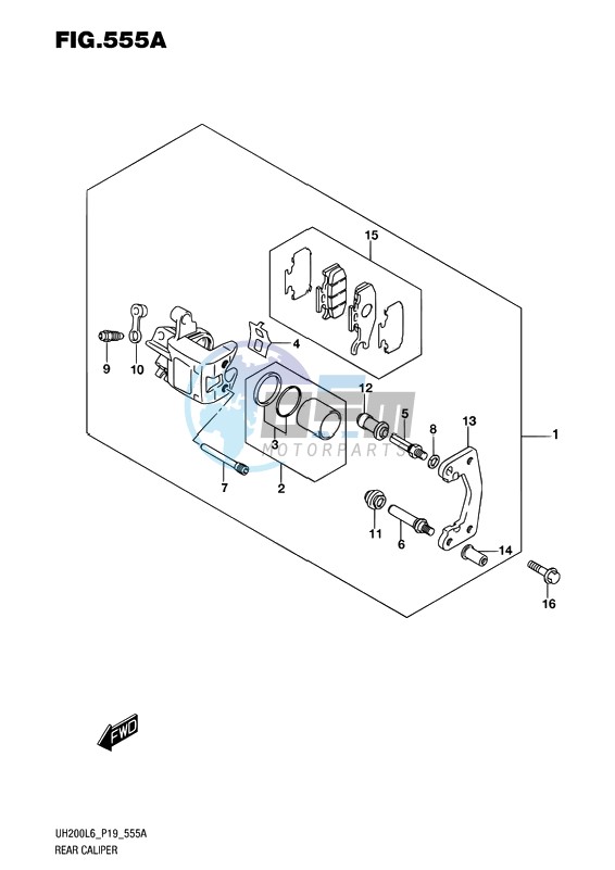 REAR CALIPER