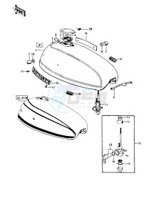 Z1 A [Z1-Z1A] 900 drawing FUEL TANK