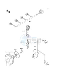 ZR 750 K [Z750S] (K1) K1 drawing IGNITION SYSTEM