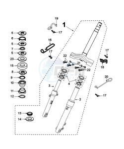 KISBEE 4TA OY X drawing FORKS AND STEERING