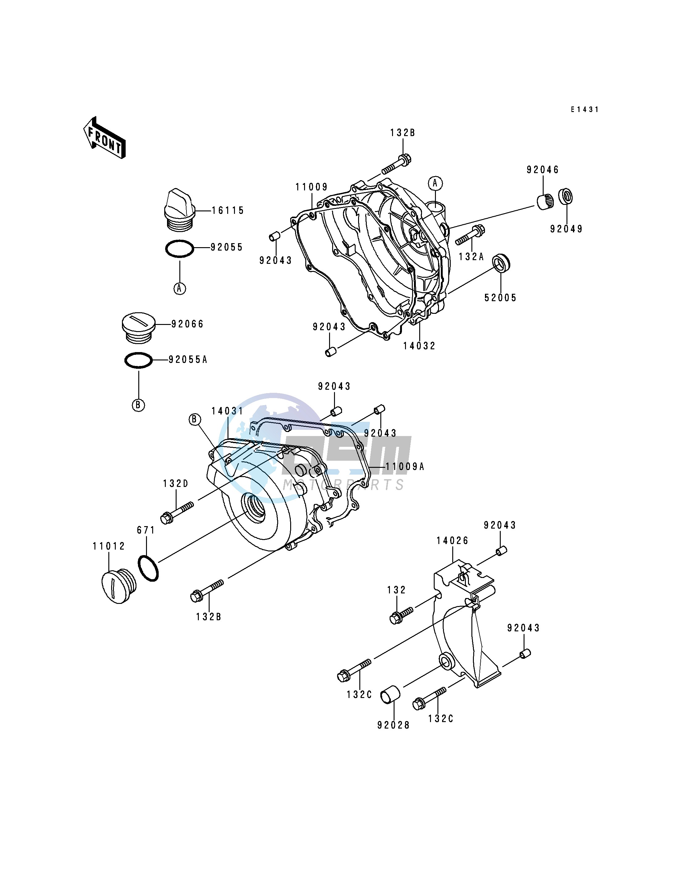 ENGINE COVER-- S- -