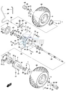 LT-Z90 drawing REAR WHEEL