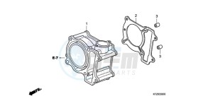 PES125R9 UK - (E / MKH STC) drawing CYLINDER