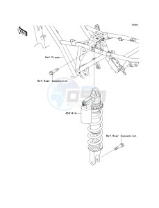 KLX 140 B (KLX140L MONSTER ENERGY) (B8F-B9FA) B8F drawing SHOCK ABSORBER-- S- -