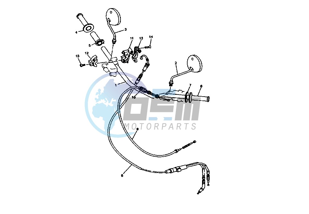 STEERING HANDLE - CABLE