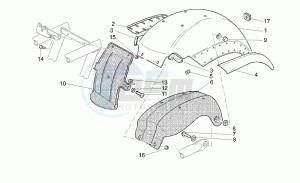 California 1100 Special Special drawing Rear mudguard