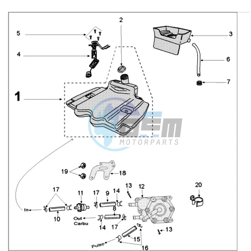 TANK AND FUEL PUMP TAIYOGIKEN