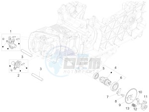 Fly 150 4T 3V ie (APAC) drawing Rocking levers support unit