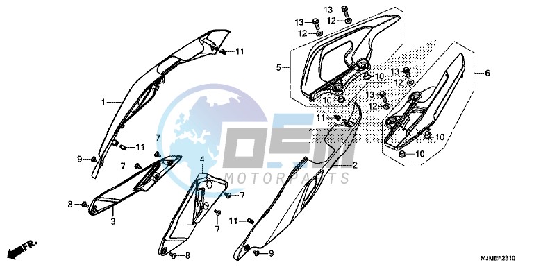 REAR COWL/HEAT GUARD