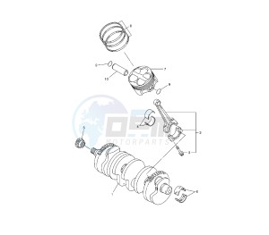 FZ1-NA 1000 drawing CRANKSHAFT AND PISTON