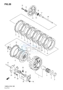 VZ800 drawing CLUTCH