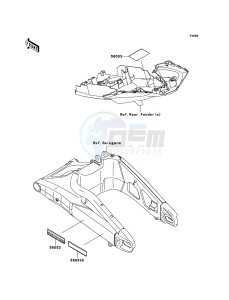 VERSYS_ABS KLE650DBF GB XX (EU ME A(FRICA) drawing Labels