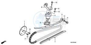 FES1259 UK - (E / MKH) drawing CAM CHAIN/TENSIONER