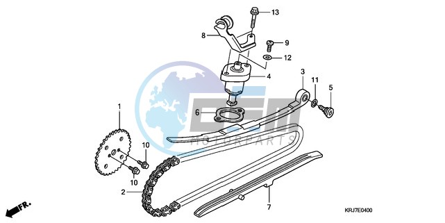 CAM CHAIN/TENSIONER