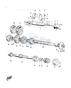 KD 80 A [KD80] (A1-A2) [KD80] drawing TRANSMISSION_CHANGE DRUM