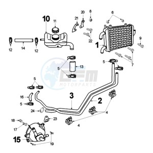 FIGHT LC FR drawing COOLING SYSTEM