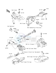 ZR 1000 A [Z1000] (A6F-A6F) A6F drawing FUEL INJECTION